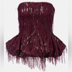 ROTATE Sequined peplum top (MYTHERESA EXCLUSIVE)